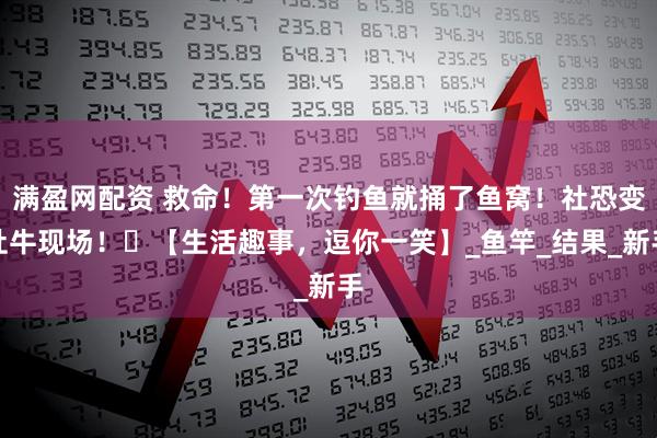 满盈网配资 救命！第一次钓鱼就捅了鱼窝！社恐变社牛现场！​【生活趣事，逗你一笑】_鱼竿_结果_新手
