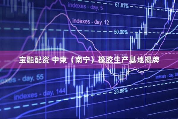 宝融配资 中柬（南宁）橡胶生产基地揭牌