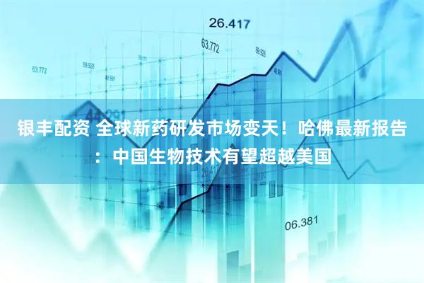 银丰配资 全球新药研发市场变天！哈佛最新报告：中国生物技术有望超越美国