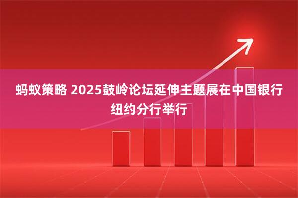 蚂蚁策略 2025鼓岭论坛延伸主题展在中国银行纽约分行举行