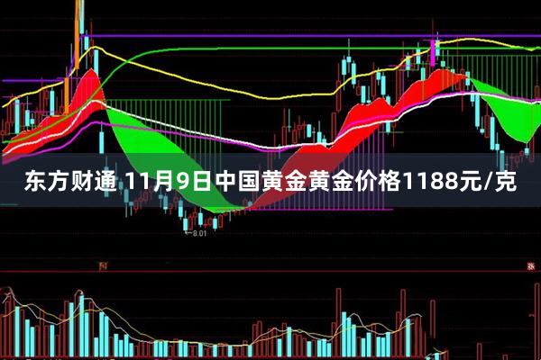 东方财通 11月9日中国黄金黄金价格1188元/克