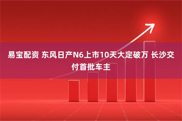 易宝配资 东风日产N6上市10天大定破万 长沙交付首批车主
