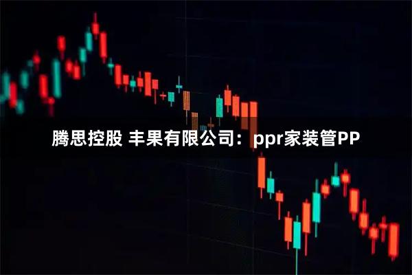腾思控股 丰果有限公司：ppr家装管PP